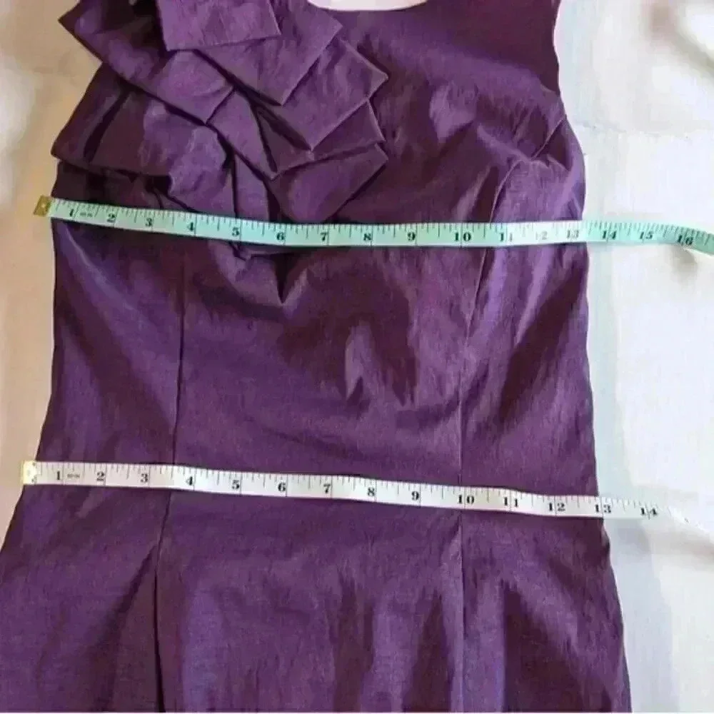 Jessica McClintock Elegant Open/strappy back Dress Royal Purple NWT Size 2